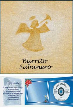  Puerto Rico Burrito Sabanero, Musica de Navidad  con Tarjeta de Navidad